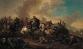 A cavalry skirmish 9 - (after) Jacques (Le Bourguignon) Courtois