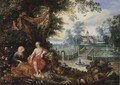 Vertumnus and Pomona - (after) Jan, The Younger Brueghel