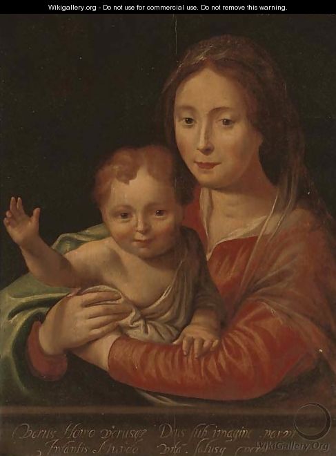 The Virgin and Child 2 - (after) Hans Von Aachen
