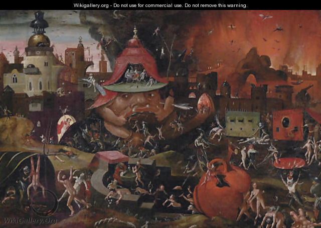The Harrowing of Hell - (after) Hieronymus Bosch