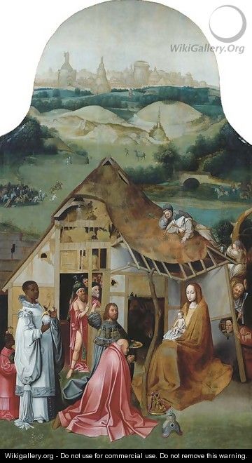 The Adoration of the Magi - (after) Hieronymus Bosch