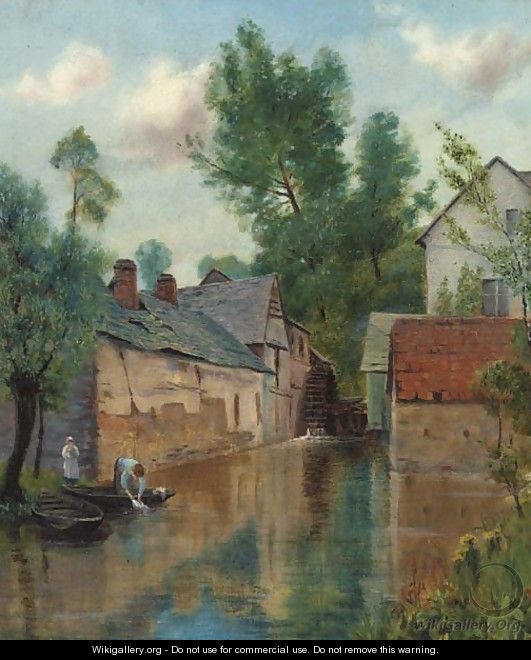 The watermill - (after) Henry John Yeend King