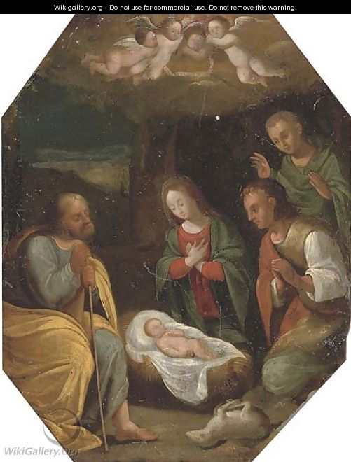 The Adoration of the Shepherds - (after) Hendrik Van Balen, I