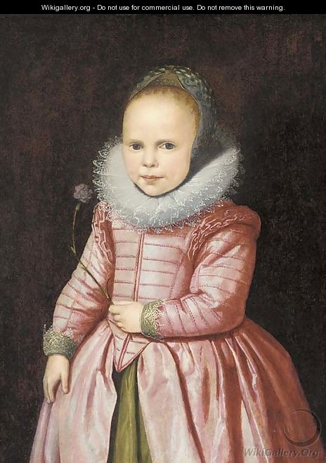 Portrait of a girl - (after) Jacob Gerritsz. Cuyp