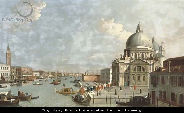 The Entrance of the Grand Canal, Venice - (after) (Giovanni Antonio Canal) Canaletto