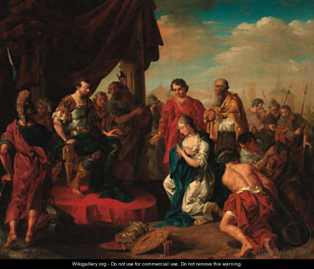 The Continence of Scipio - (after) Giovanni Battista The Younger Pittoni