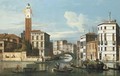 The Grand Canal, Venice, with a view of Saint Jeremia, the Palazzo Labia and the entrance to the Cannareggio - (after) (Giovanni Antonio Canal) Canaletto