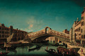 The Rialto Bridge, Venice - (after) Francesco Albotto