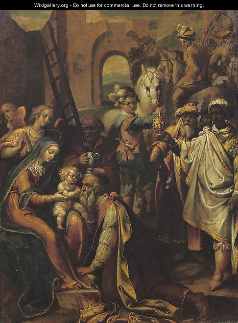 The Adoration of the Magi - (after) Federico Zuccaro