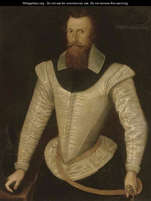 Portrait of a gentleman, traditionally identified as Henry Stuart, Lord Darnley - (after) Federico Zuccari