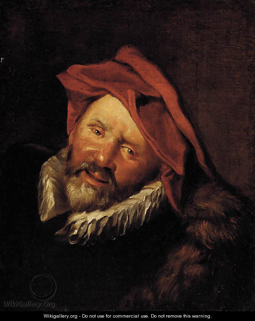 Head of a man - (after) Frans Hals