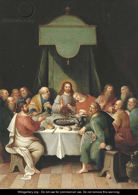 The Last Supper - (after) Frans II Francken