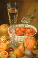 A facon de venise, a bowl of strawberries - (after) Georg Flegel