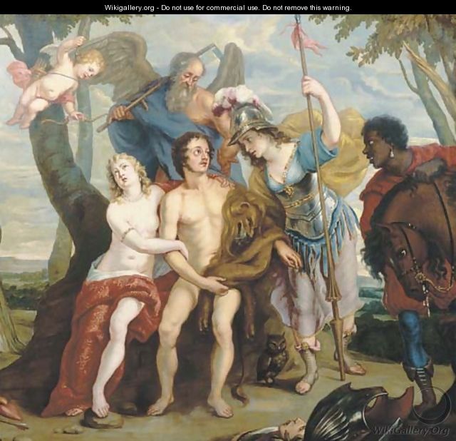 Hercules at the Crossroads - (after) Gaspar De Crayer