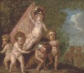 Putti disporting - (after) Frans Wouters