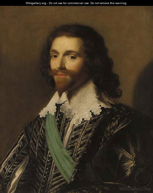 Portrait of George Villiers (1592-1628), 1st Duke of Buckingham - (after) Daniel Mytens