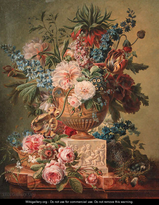 Flowers - (after) Cornelis Van Spaendonck