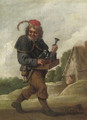 A pedlar on a track - (after) David The Younger Teniers
