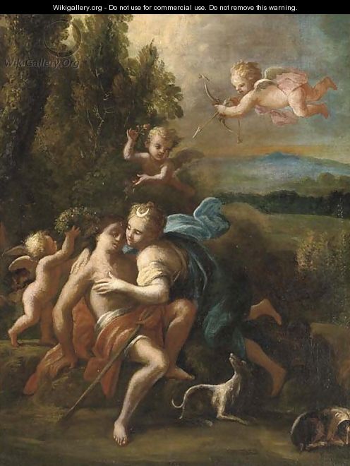 Diana and Endymion - (after) Domenico Piola