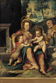 The Holy Family with the infant St. John The Baptist - (after) Denys Calvaert