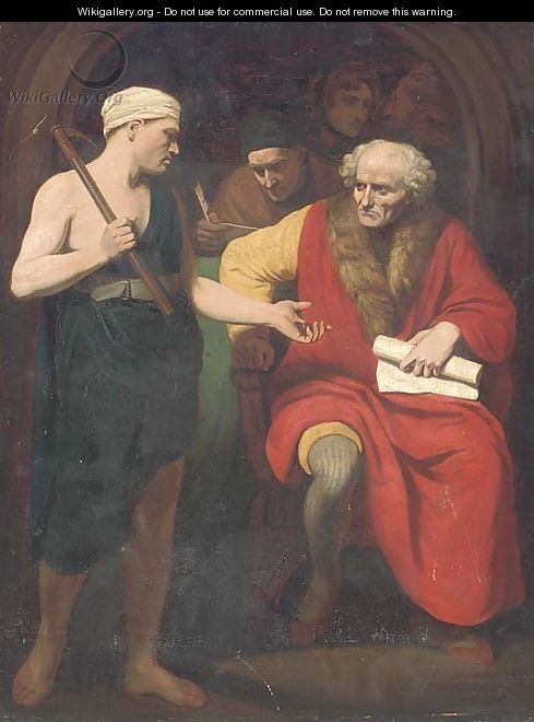 The tax collector - (after) Benjamin West