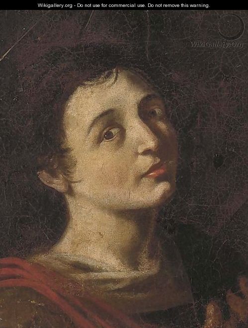 Head of a Saint - (after) Bartolomeo Manfredi