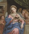 The Virgin with Angels - (after) Carlo Maratta Or Maratti