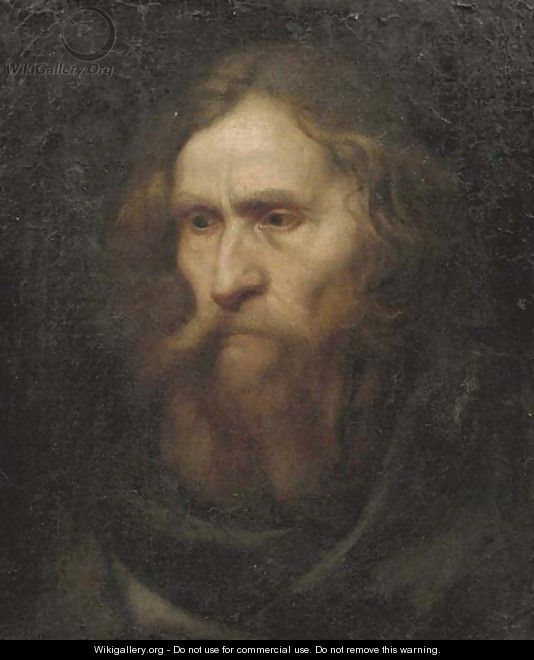 Head of a bearded man - (after) Christoph Paudiss
