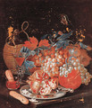 A basket of fruit with a carafe - (after) Christian Berentz