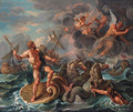 The Wrath of Neptune - (after) Charles Lebrun
