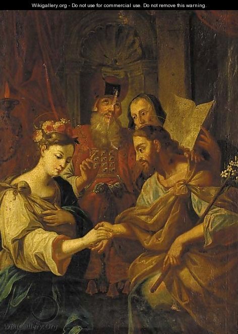 The Marriage of the Virgin - Charles Joseph Natoire