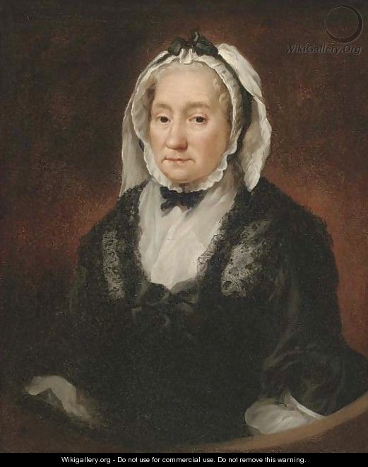 Portrait of a lady, half-length, in widow