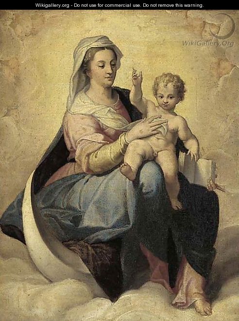 The Virgin and Child - (after) Antonio Allegri, Called Correggio