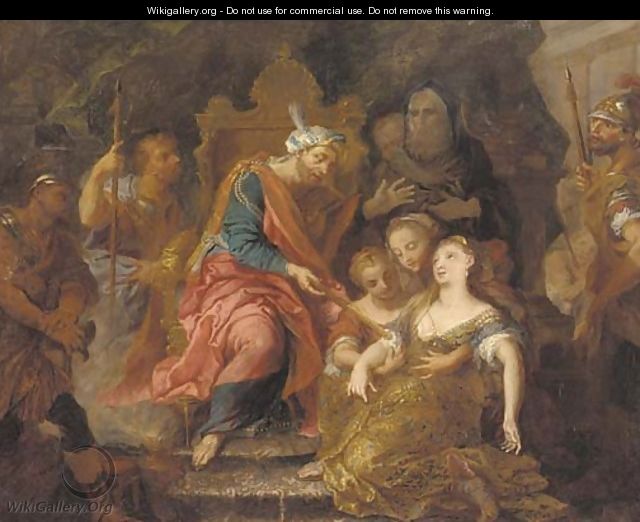 Esther before Ahasuerus - (after) Antoine Coypel
