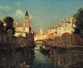 A Venetian Backwater - (after) Antione Bouvard