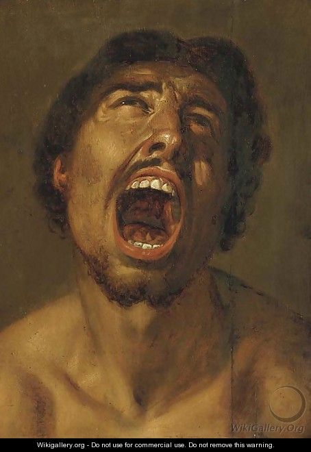 A man shouting - (after) Annibale Carracci