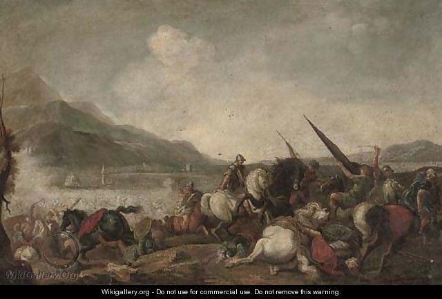 A cavalry skirmish 3 - (after) Antonio Calza