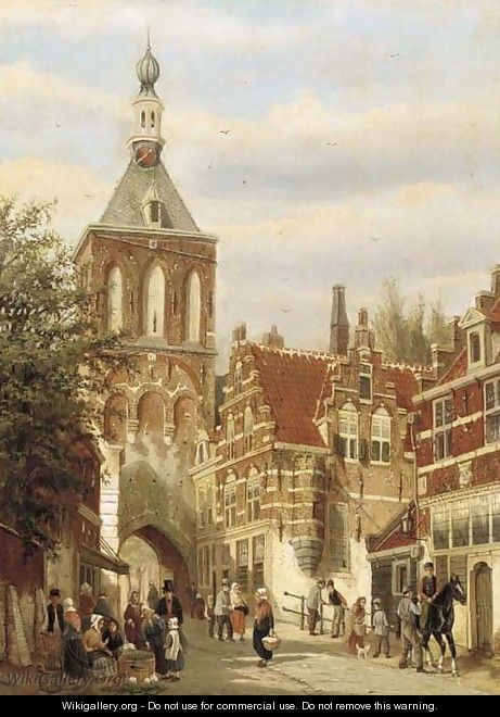 A Dutch street market - Dutch School