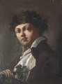 Portrait of a young man as Bacchus - Domenico Maggiotto