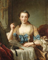 Portrait of the Marquise de Gast - Donatien Nonnotte