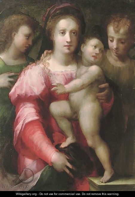 The Madonna and Child - Domenico Puligo