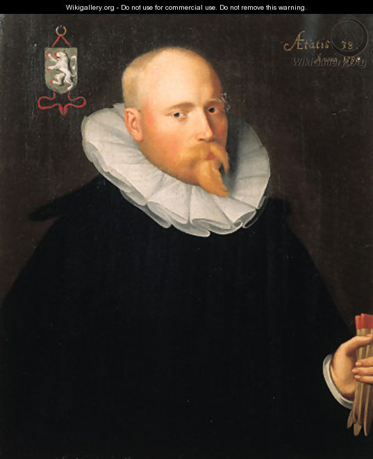 Portrait of Paulus van Heemskerck (1560-1637) - Dutch School