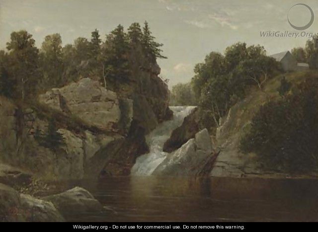 Waterfall at Norwich, Connecticut - David Johnson