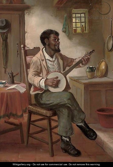 The banjo player - David W. Haddon