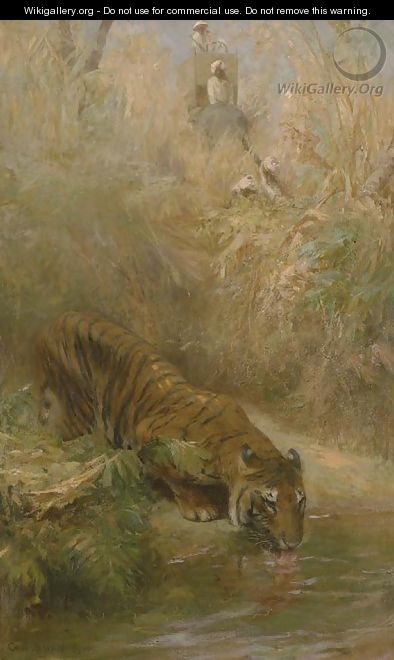 The Tiger Hunt - Cuthbert Edmund Swan