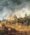 The Burning of Troy - Daniel van Heil
