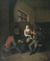 Peasants in a tavern - Cornelis (Pietersz.) Bega