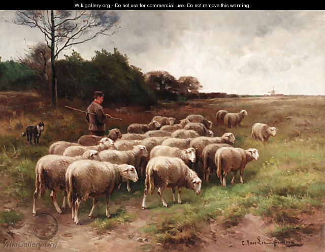 Out to pasture - Cornelis van Leemputten