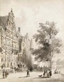 'Het Huis met de Hoofden' on the Keizersgracht, Amsterdam - Cornelis Springer