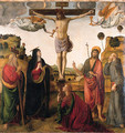 The Crucifixion with the Madonna, Saints John the Baptist, Mary Magdalen, Andrew and Francis - Cosimo Rosselli